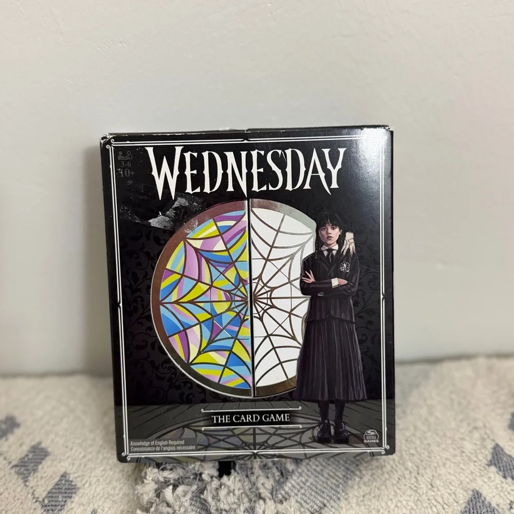 Wednesday The Card Game Spin Master Complete Family Strategy Game Ages 10+